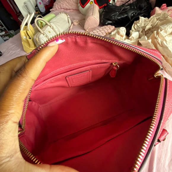 Coach Rose Pink Bennett Satchel - Picture 3 of 4